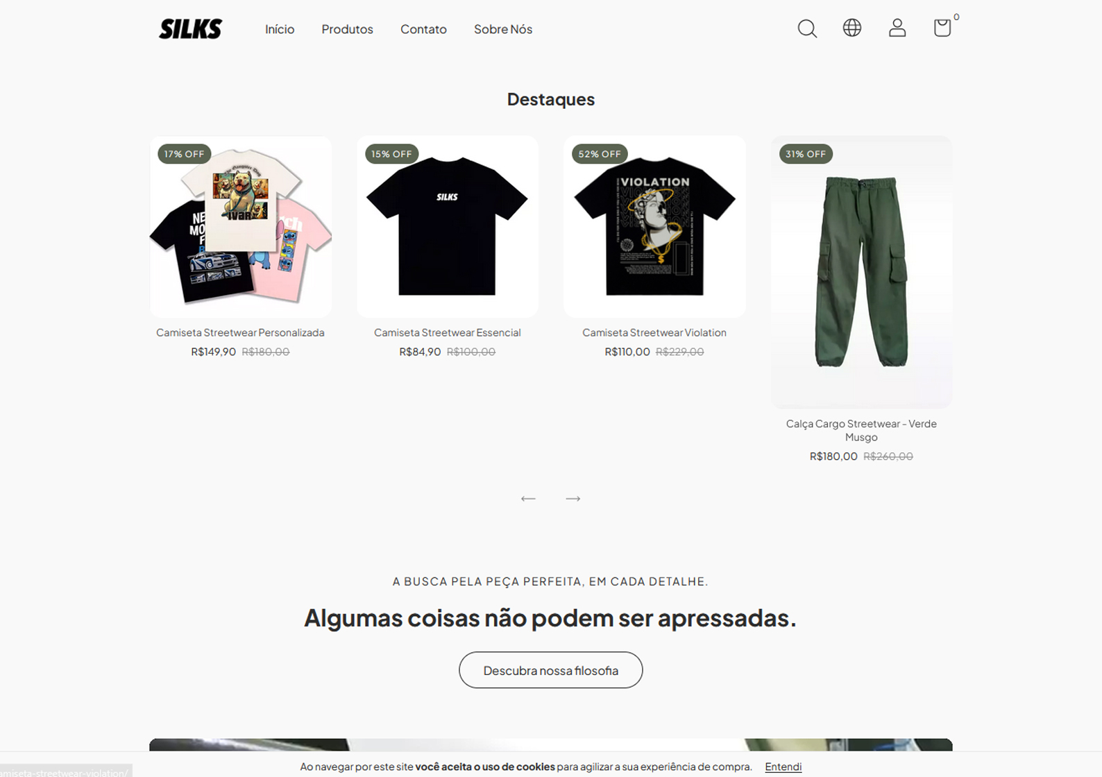 Silks Clothing Ecommerce
